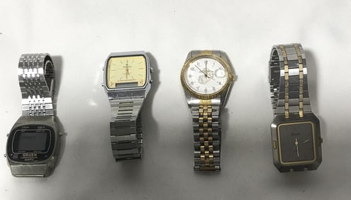 Watch collection included are GRUEN,