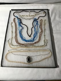 Lot of 10 Costume Jewelry Necklaces