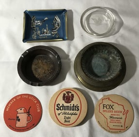 Ashtrays & Beer Coasters Collection