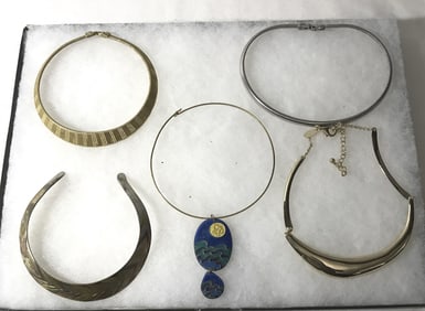 Collar Necklace Collection - 5 total