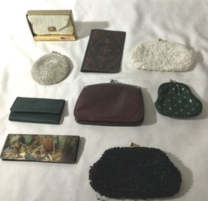 Collection of Change Purses, Key Carrier, & Wallet