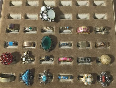 Costume Ring Collection - 25 total