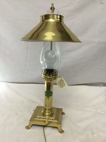 Vintage Brass Paris Orient Express Desk Lamp