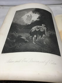 Vintage Bible dated 1876 & Vintage Ledger