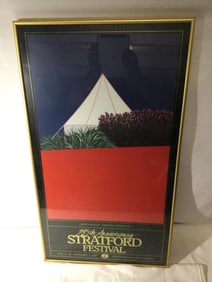 Stratford Festival 35th Anniversary Framed Poster