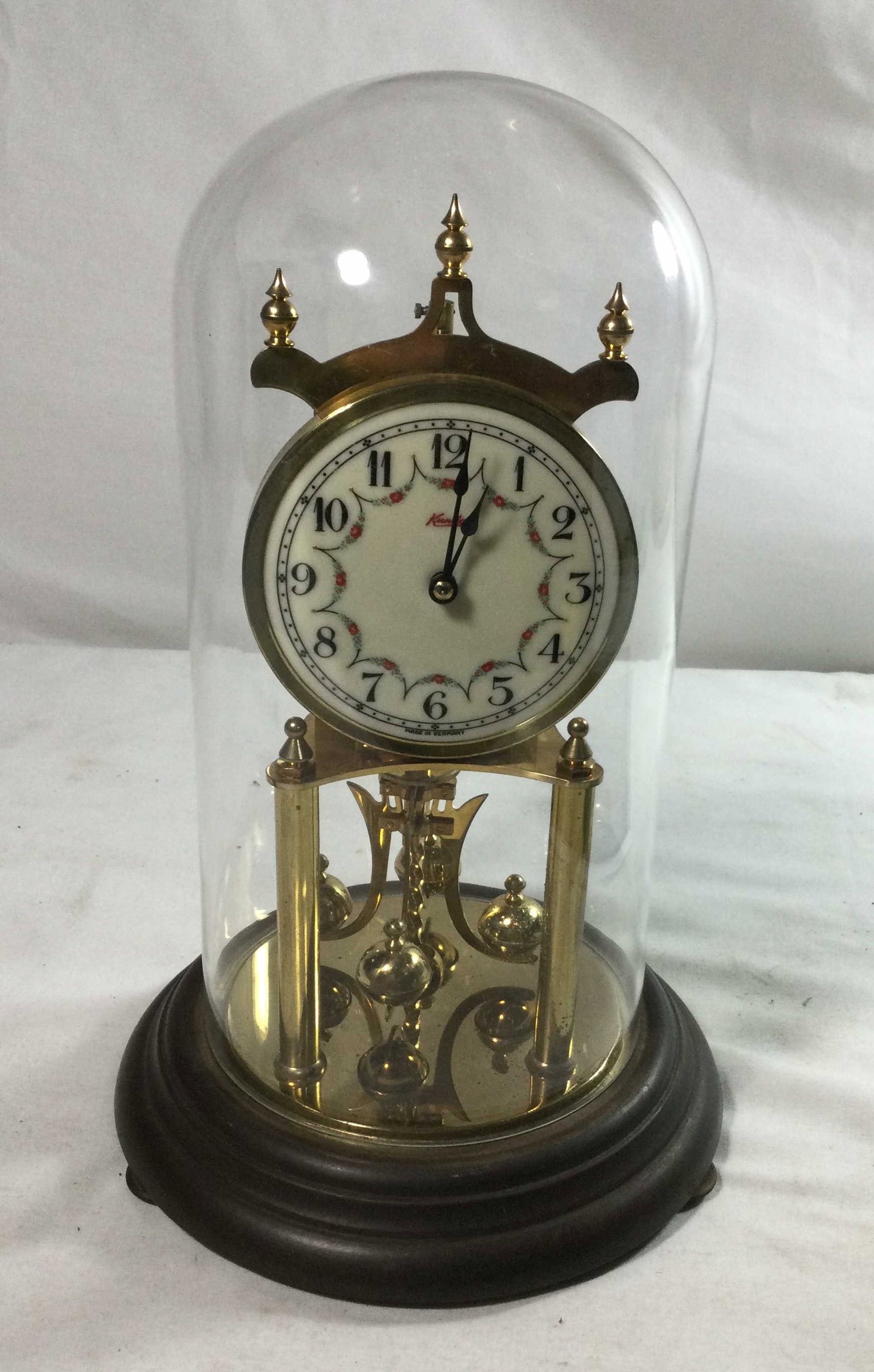 KUNDO Glass Dome Mantle Clock (1 of 7)