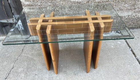 Vintage 1970s Gustav Gaarde Teak End Table