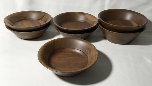 Walnut Wood Custom Crafted Salad Bowls (7)