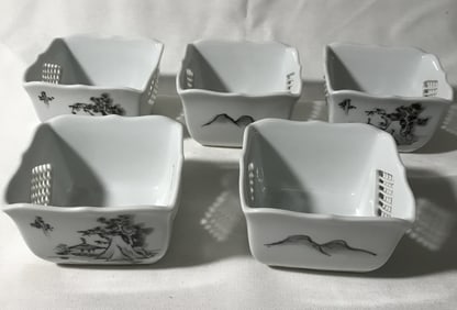 Oriental Vented Serving Dishes (5)