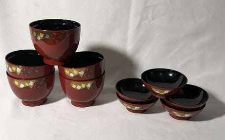 Oriental Rice Bowls & Finger Bowls