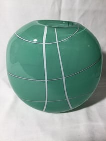 Elegant Art Glass Vase -heavy!