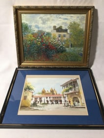 Classic Art Prints Claude Monet the Artists Garden