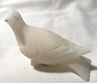 Italy Frosted Glass Dove
