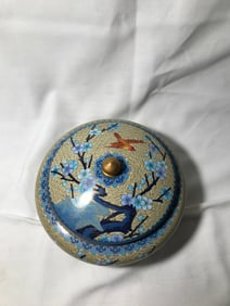 Cloisonné Chinese Bowl with Lid
