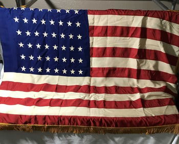 48 Star American Flag with Fringe