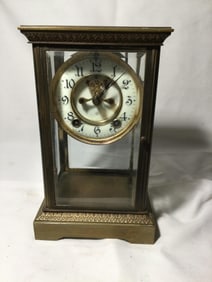 Ansonia Crystal Regulator Clock- Late 19th Century