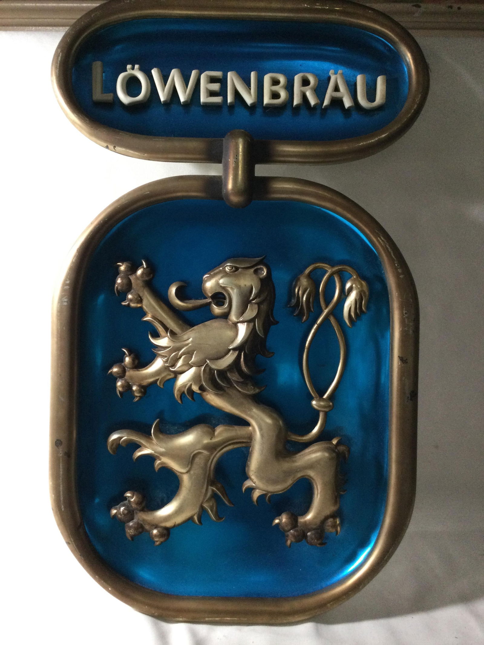 Vintage Lowenbrau Beer Sign (1 of 2)