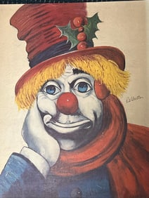 Red Skelton Clown Lithograph 1972