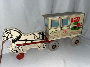 Sealtest Dairy Pull Toy Wagon in Great Condition