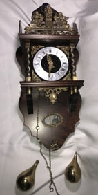 Vintage Franz Hermle Dutch Uncle Wall Clock