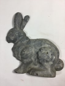 Vintage Solid Cement Bunny Rabbit