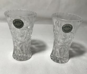 Lenox Fine Crystal Vases (2)