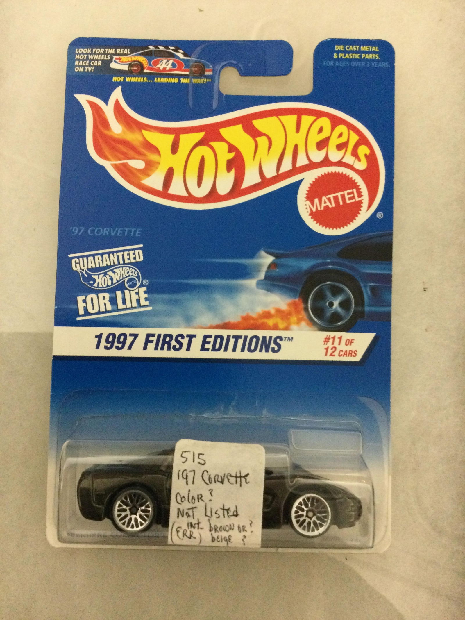 Sealed Package Hot Wheels Error Car (1 of 5)