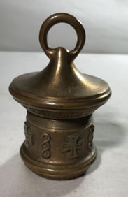 Brass Religious Velvet Rope Topper