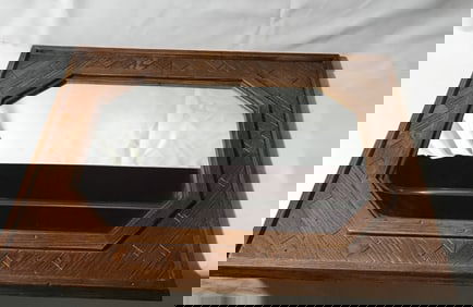 Resin Mirror with the look of real wood