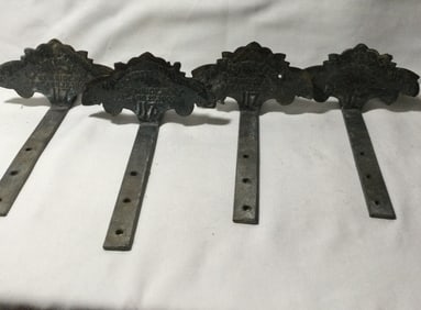 Art Deco Cast-Iron Snow Guards - 18