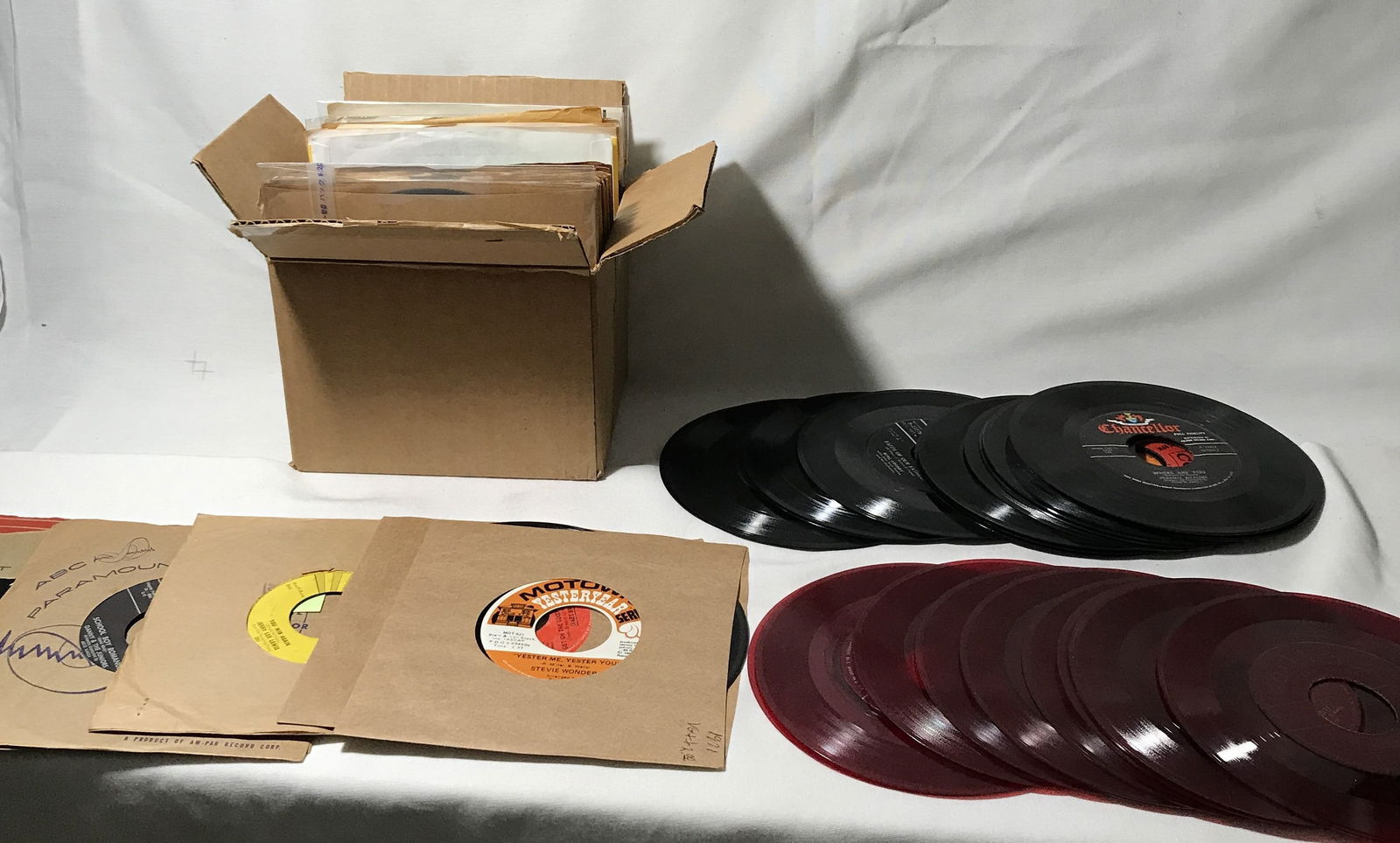 Collection of 45s (78 total) Artists like Elvis (1 of 2)