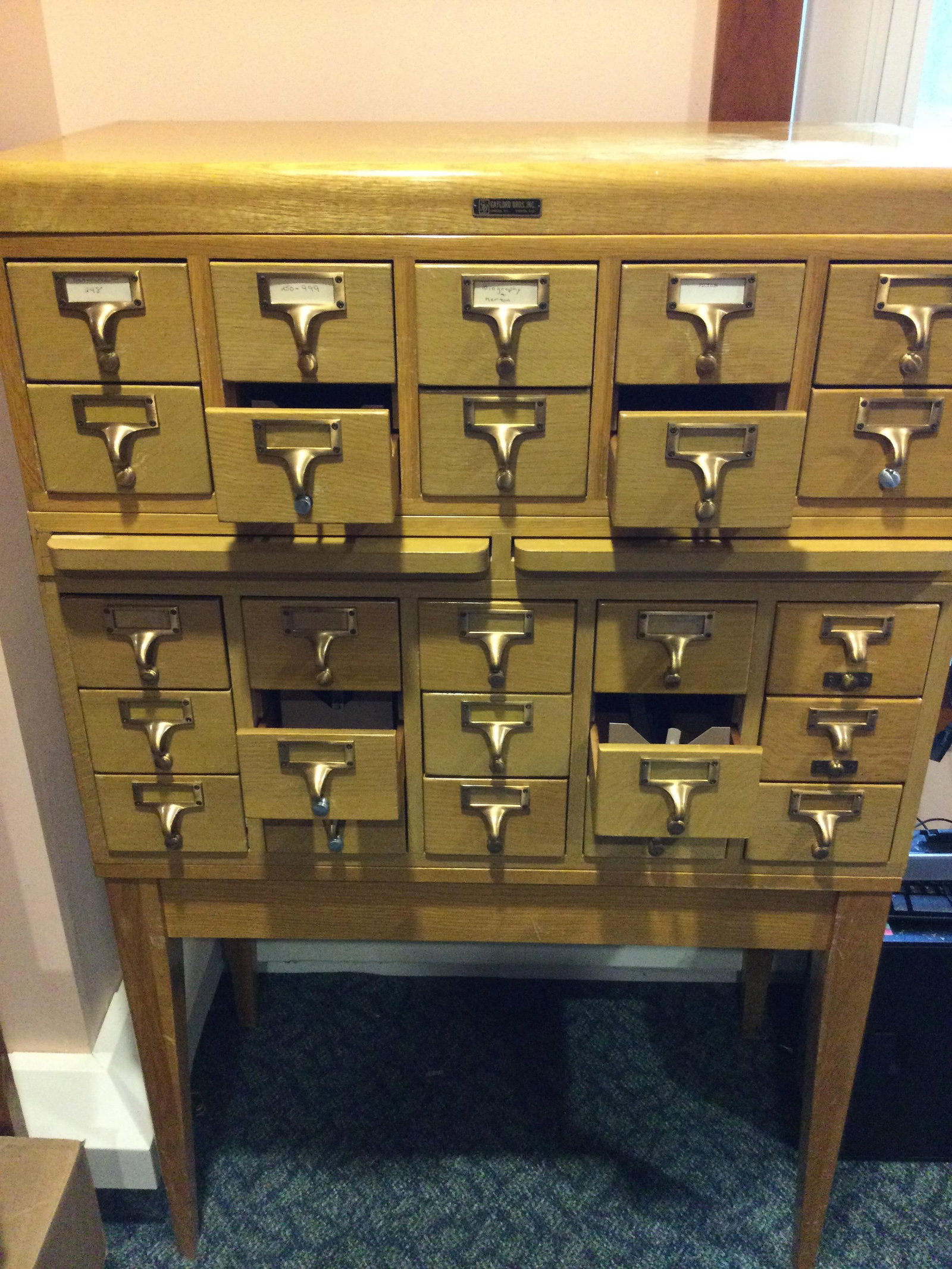Gaylord Bros. Card Catalog (1 of 7)
