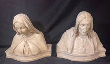 Mother Mary & Sacred Heart Busts