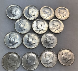 1960s Kennedy Half Dollars (14)