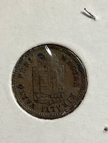1888 Hungary Krajczar Coin