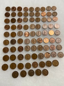 Canadian Cents (85) Mostly 1960s-1980s