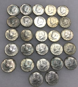 Kennedy Half Dollars (1965-1969) - 27 total