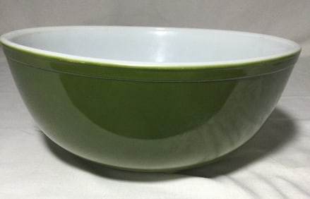 Green Pyrex Mixing Bowl