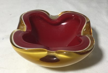MCM Marano Biomorphic Glass Bowl