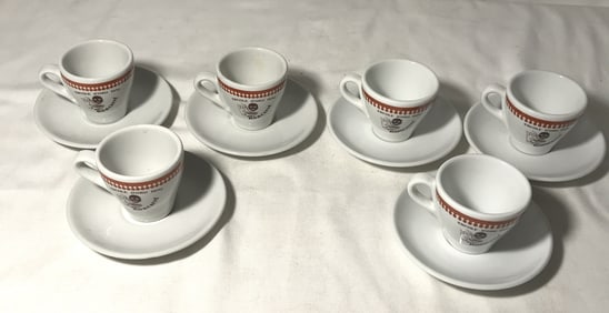 Black Americana Cups & Saucers