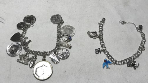 Sterling Charm Bracelets (2)