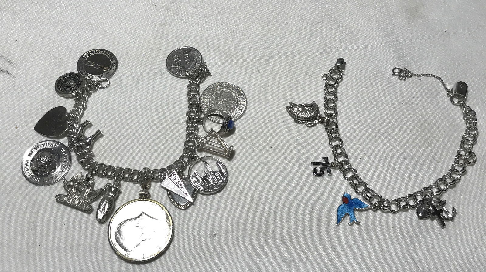 Sterling Charm Bracelets (2): .