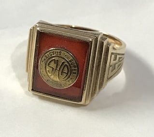 10KT 1955 High School Ring