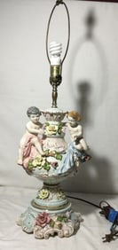 Capodimonte-style Italian Porcelain Lamp - Works!