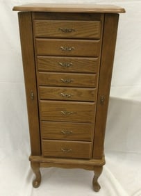 Jewelry Armoire Cabinet - 8 Drawers