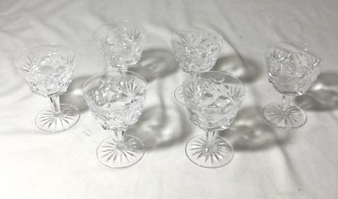 Waterford Crystal Cocktail Glasses (6)