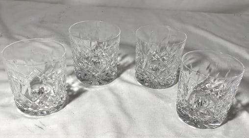 Waterford Crystal Old Fashioned Glasses (4)