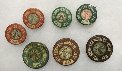 Early 1900s INTERNATIONAL ASSN of CAR Workers
