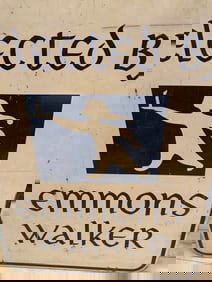 RARE Selected By Emmons Walker Double-Sided Sign