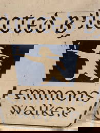 RARE Selected By Emmons Walker Double-Sided Sign